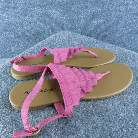 American eagle Women's Thong Pink Synthetic Size 9M Gently Used 2025 - Picture 3 of 6